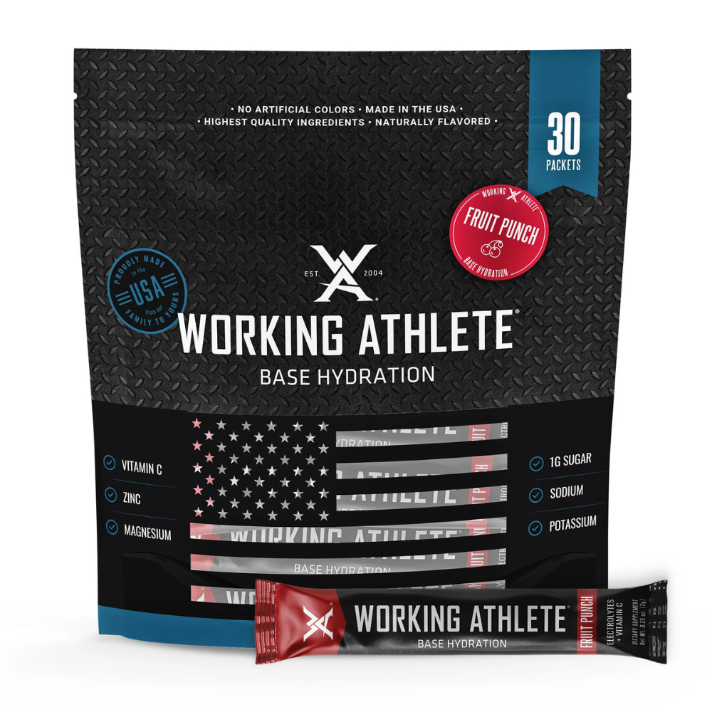 Working Athlete Base Hydration Packets from GME Supply
